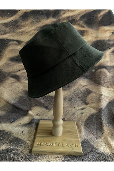 Miami Beach Khaki Solid Color Unisex Fisherman Hat