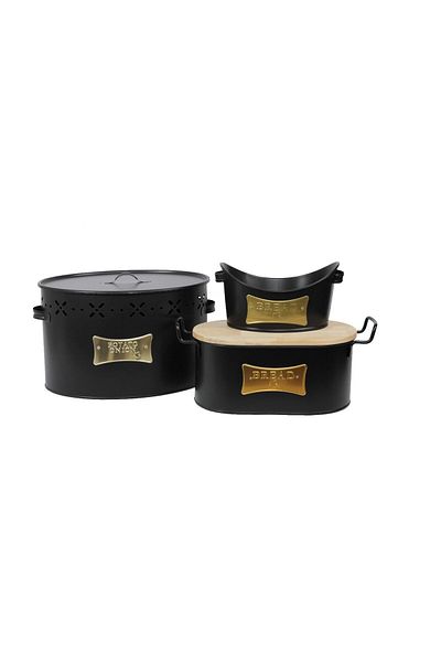 EVSTYLE 3 Piece Multi-Purpose Kitchen Storage Dowry Set