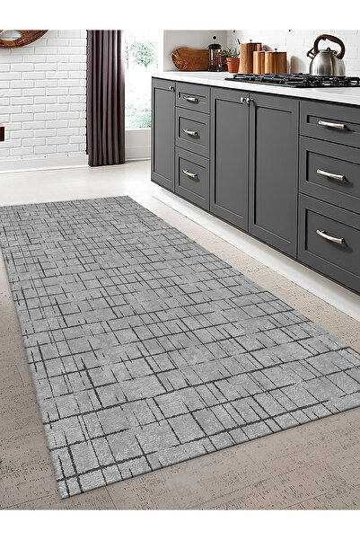 İNSPİRA Makinede Yıkanabilir Kaymaz Taban Leke Tutmaz Dijital Baskı Mutfak Ha...