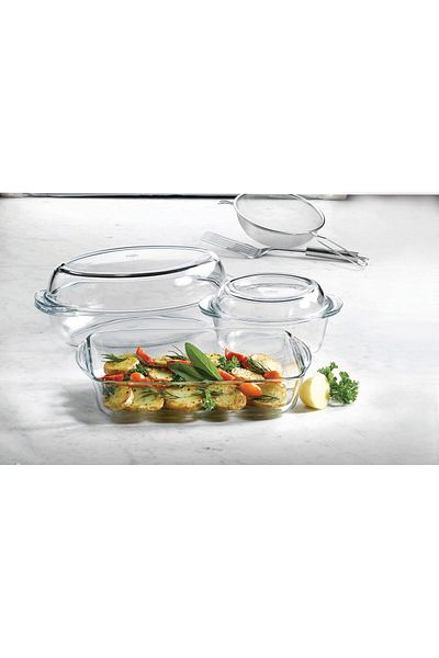 Paşabahçe Borcam Oven Set 3 Pieces Set159053