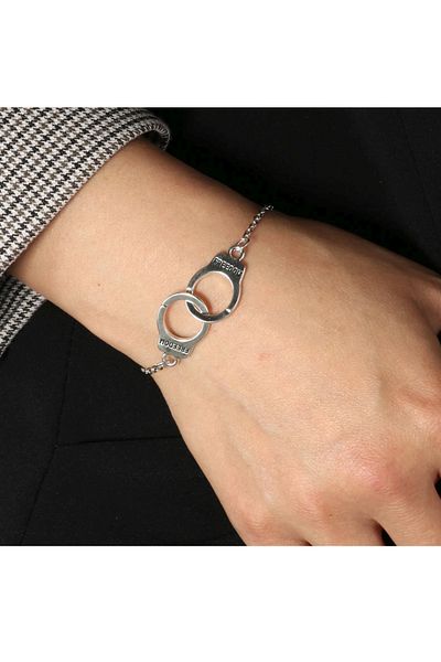 Kusakli Clamp Freedom Metal Unisex Bracelet