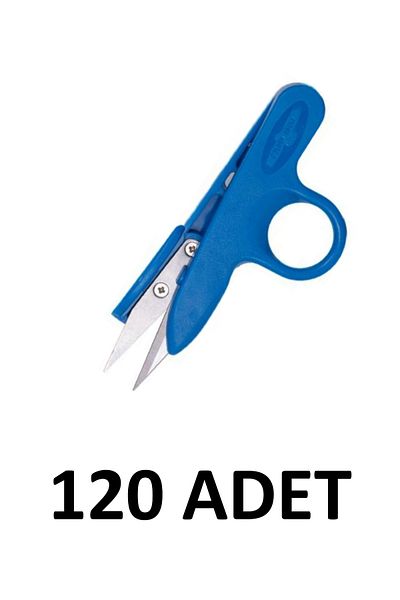 Golden Eagle 120 Pcs Plastic Thread Cleaning Scissors Blue Stylish Stylish Scissors Tc-801