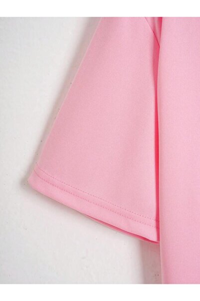 Ginevra Γυναικείο μπλουζάκι Oversize Crew Neck Bite Me Printed Crop