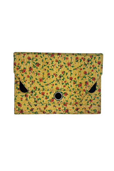 TEKNETSTORE TCL NXTPAPER 11 Uyumlu Kılıf Çiçek Desenli Koruyucu Universal Dönerli Standlı Kılıf