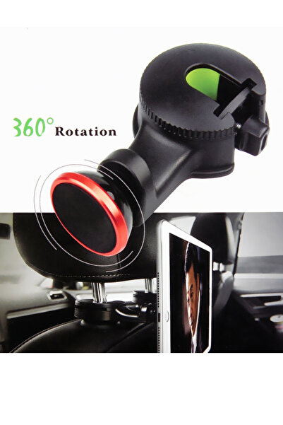 MeyZone Araç Arka Koltuk Kafalığı Tablet Telefon Tutucu Koltuk Arkası Telefon...