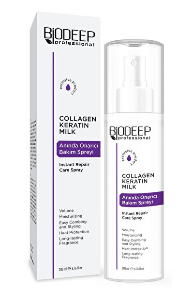 Biodeep BİODEEP COLLAGEN&KERATİN ANINDA ONARICI BAKIM SPREYİ 200 ML