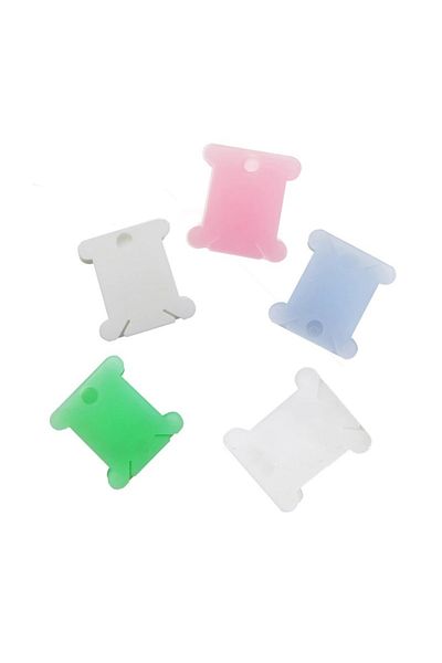 ALMİŞ 50 Pieces Plastic Cross Stitch Embroidery Floss Winding Apparatus