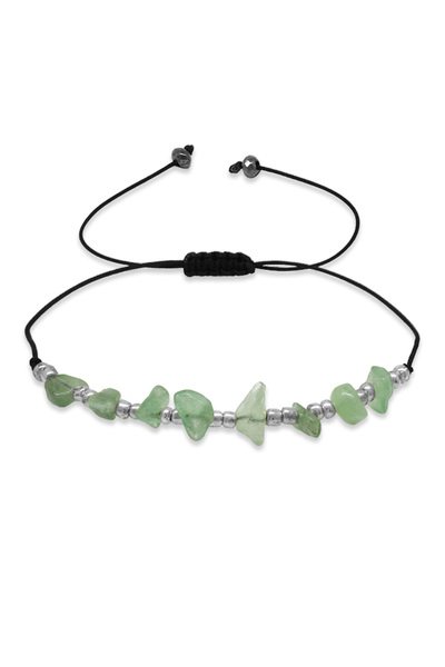 Tesbihane مكرميه مضفر النموذج الأساسي افينتورين الحجر الطبيعي سوار المرأة