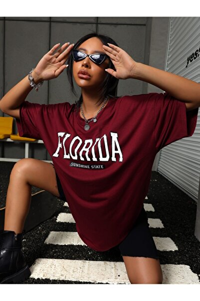 Revasser Unisex Γυναικείο/Ανδρικό T-Shirt FLORIDIA πολύχρωμο, ειδικά εμπριμέ, μεγάλου μεγέθους βαμβακερό χτενισμένο βαμβακερό λαιμόκοψη