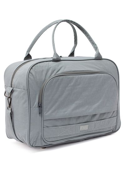 NEMO GROUP Unisex Silver Sports Bag - Waterproof, Wide Travel Strap, 45LT Clinker Fabric