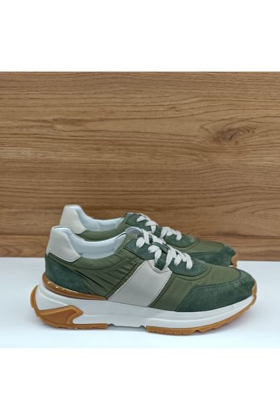 Alberto Rossi A3906 Verde din piele naturală sport casual bărbați