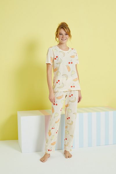 Siyah İnci Set pijama tricotat multicolor