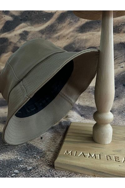 Miami Beach Camel Solid Color Unisex Fisherman Hat