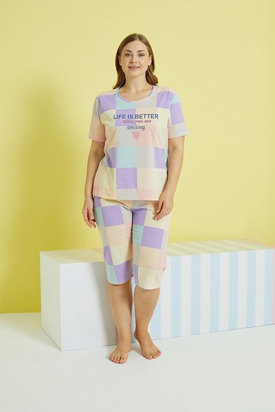 Siyah İnci Set Capri oversize Curve cu mai multe culori