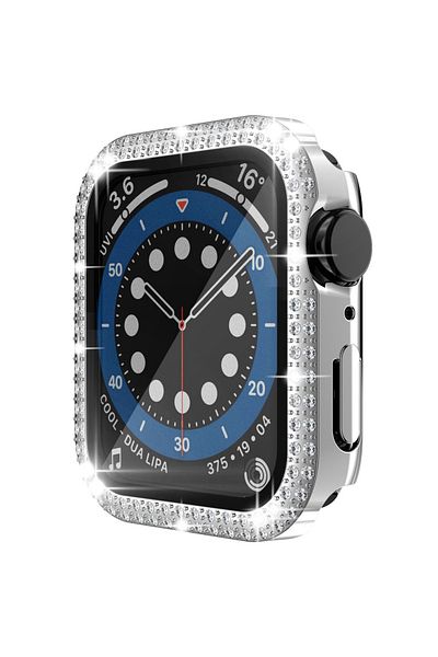 GREGOSS Apple Watch Ultra 6 Se 7 8 9 متوافق مع 45 مم 360 حماية كاملة بتصميم أنيق مرصع بالألماس