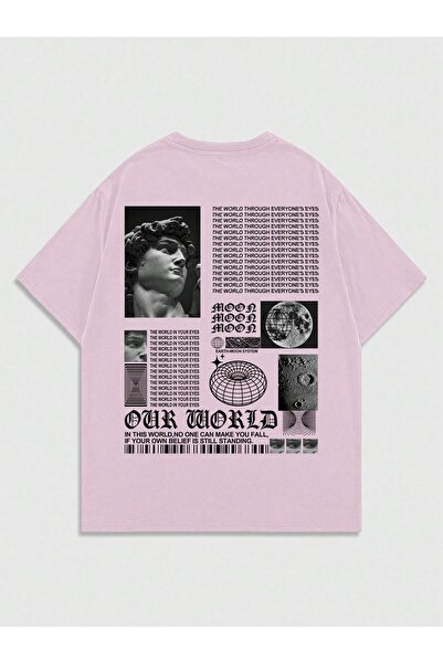 Revasser Unisex Γυναικείο/Ανδρικό MOON Πολύχρωμο, ειδικά εμπριμέ, βαμβακερό χ...