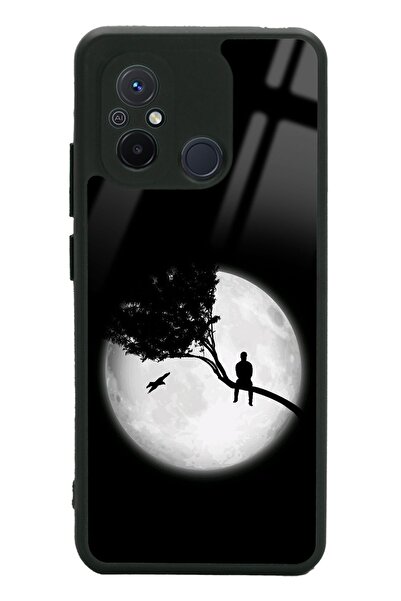 Spoyi Xiaomi Redmi 12C Aya Bakış Tasarımlı Glossy Telefon Kılıfı