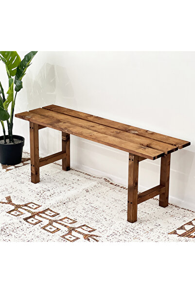 Weblonya Bank Ahşap Mutfak Bankı Bench Ağaç Bahçe Bankı  5192