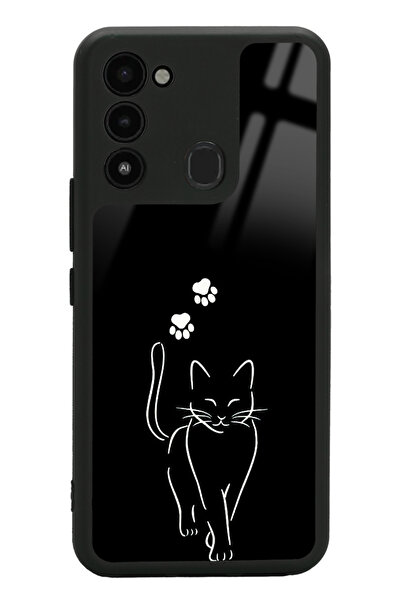 Spoyi Tecno Spark 8C Paticik Tasarımlı Glossy Telefon Kılıfı