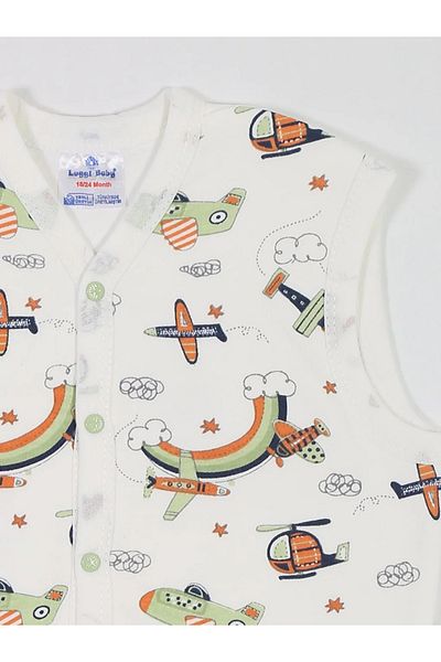 Luggi Baby PLANE THEMED DOUBLE LAYER MEN'S VEST