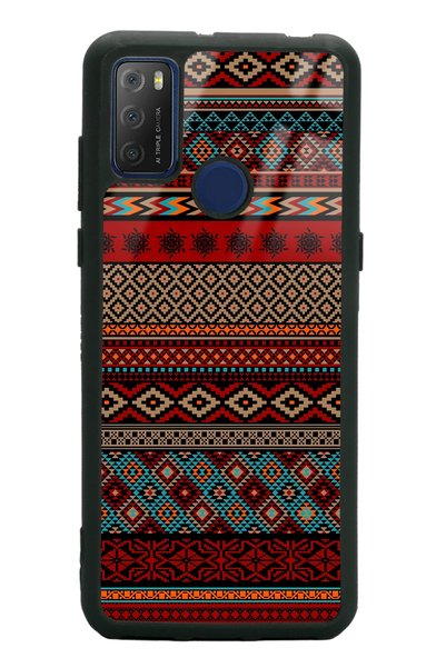 Spoyi Tcl 20E Motif Design Glossy Phone Case