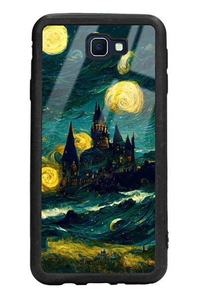 Spoyi Samsung J7 Prime Van Gogh Tasarımlı Glossy Telefon Kılıfı