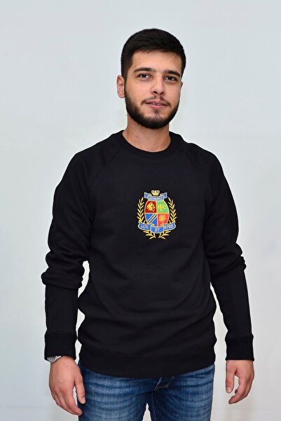 Superfly 20217 Ανδρικό φούτερ με λαιμόκοψη μαύρο 2021702