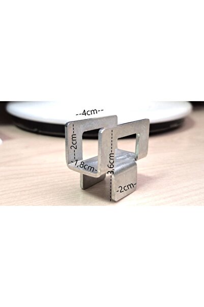 Işıklar Sunta-mdf-ahşap Birleştirme '' H '' Tipi Bağlantı Aparatı (2'Lİ)