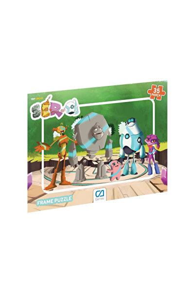 CA Games Ser-A Lisanslı 35 Parça Çerçeveli 34x24cm Çocuk Puzzle Yapboz Serisi