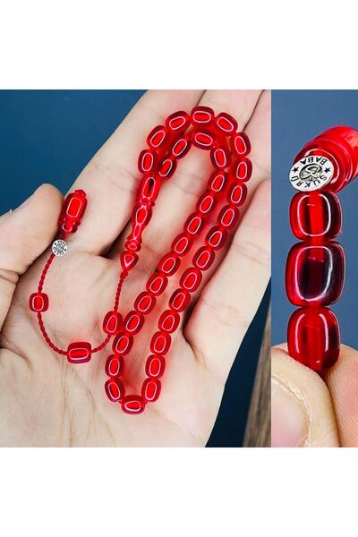 izmirpazarı Red Bleeding Ankle Length Rosary