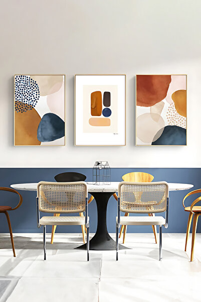 Artavessa 3 Parça Çerçeve Görünümlü Mdf Tablo Seti