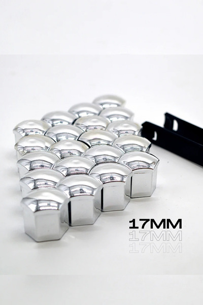 KDOT 17mm Bijon Kapağı 20 Adet ve Sökme Takma Aparatı Seti