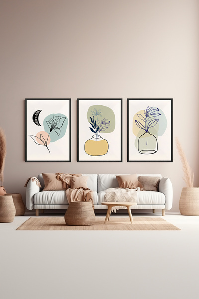 Artavessa طقم طاولة MDF مكون من 3 قطع
