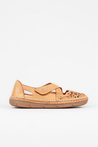 Adım Adım Exra Flexible Genuine Leather Tan Color Casual Shoes
