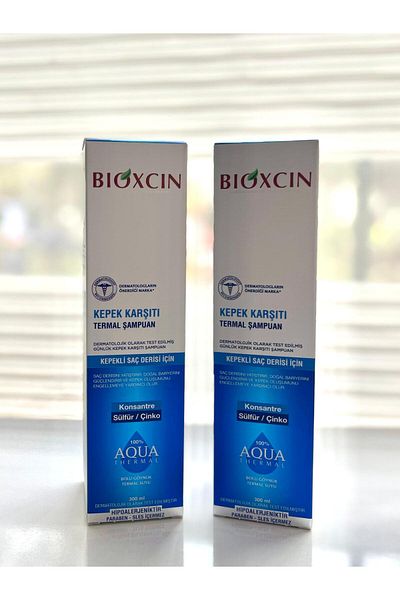Bioxcin Aqua Thermal 300 ml Dandruff Shampoo - Set of 2