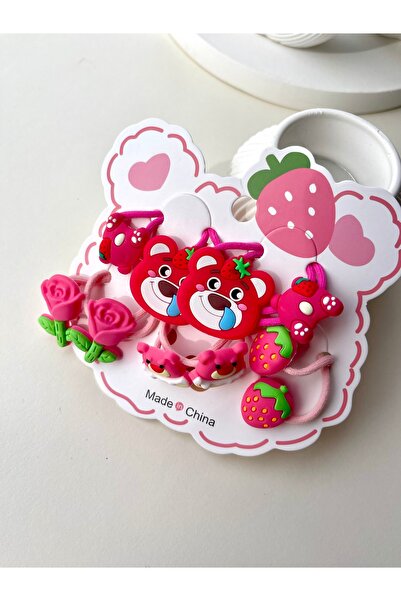 NEHİRDEN Pink Themed Set of 10 Rubber Buckles