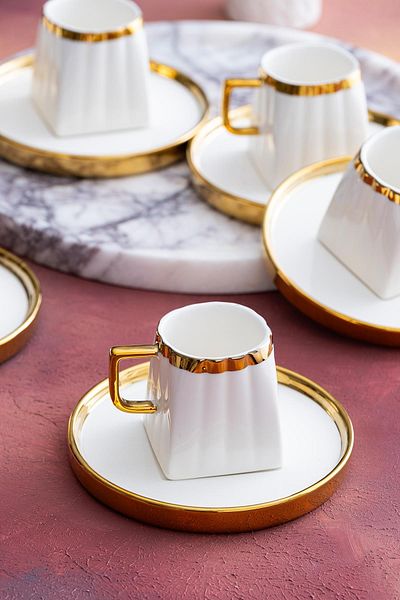 ACAR Aria 6-Person Coffee Cup Set - 90 ml