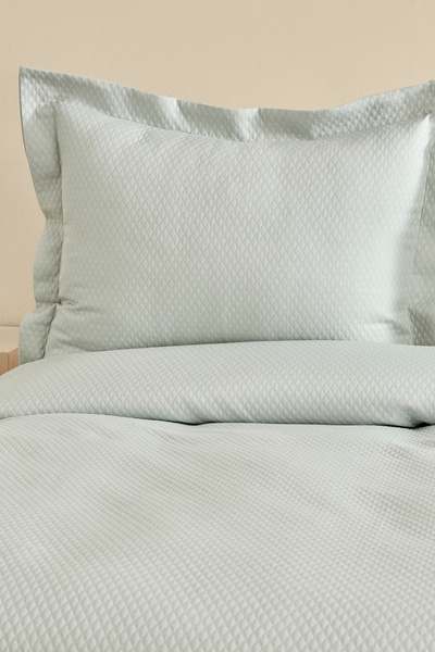 Karaca Home Renessa %100 Pamuk Çift Kişilik Yatak Örtüsü Adaçayı