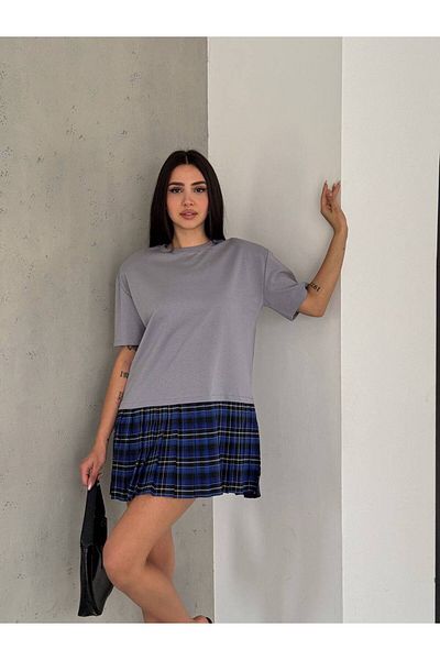 Noa Noa Λεπτομερές φόρεμα με πλισέ φούστα