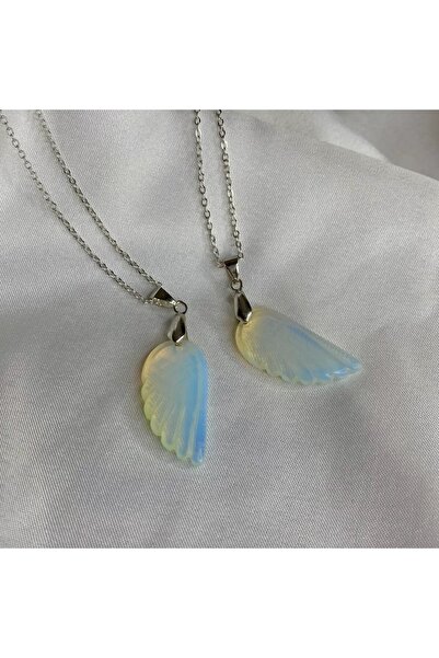 Elifsu Jewelry Melek Kanadı Doğal Taş Kolye Modelleri