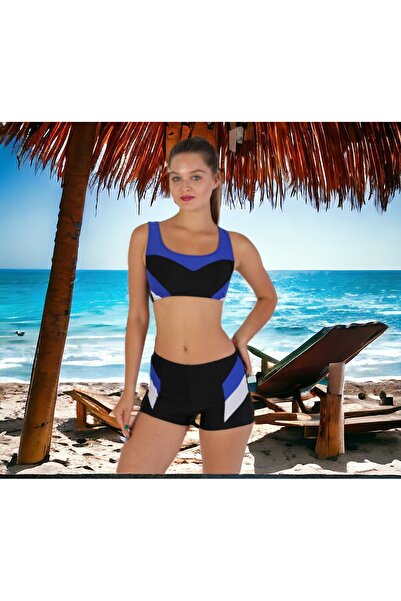 Shopiolog Bikini de înot modelat cu pantaloni scurți