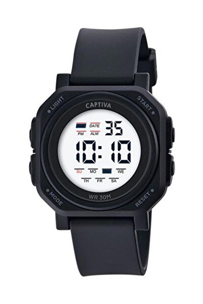 captiva 30 mt Suya Dayanıklı Digital Alarm-Kronometre-Led Işık Spor Kasa Çoçu...