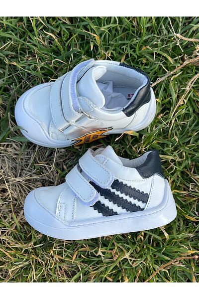 NİNO BEBE Genuine Leather Orthopedic First Step Baby Boy Shoes