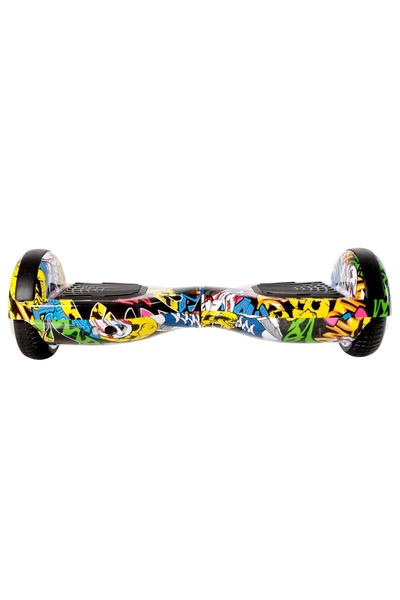 CityMate Elektrikli Kaykay Hoverboard Bluetooth Hoparlörlü 6.5 Inch Grafiti Desenli Otomatik Akıllı Denge