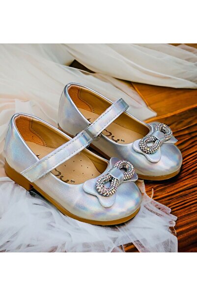 STORMY Дівчачі ортопедичні балетки з бантиком і камінчиками