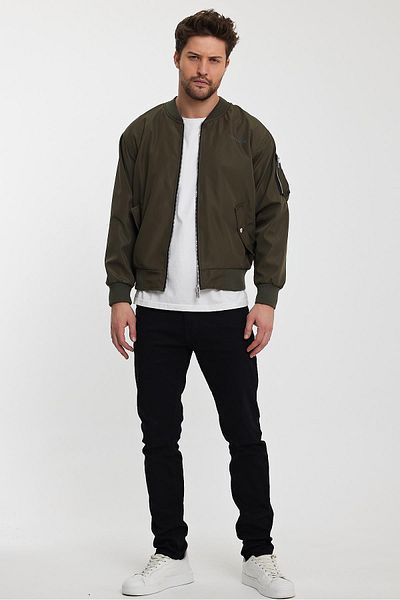 ByTrend Μανίκι Λεπτομέρεια Κολεγιακό γιακά Αδιάβροχο/Εποχιακό BL 1611-60280-1
