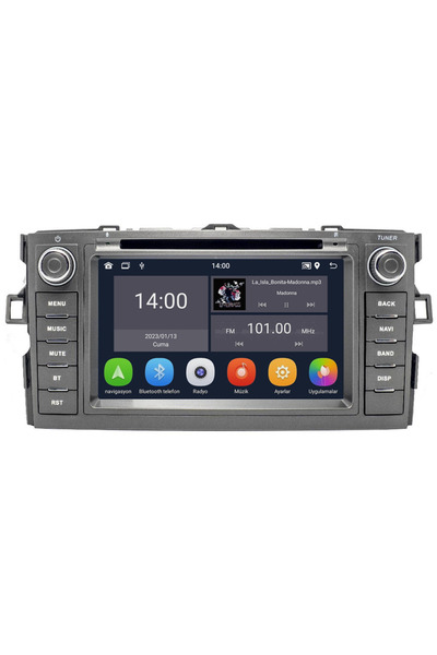 Carvocal Toyota Auris Android Uyumlu Multimedya Sistemi (2007-2012) CRV-4541XD