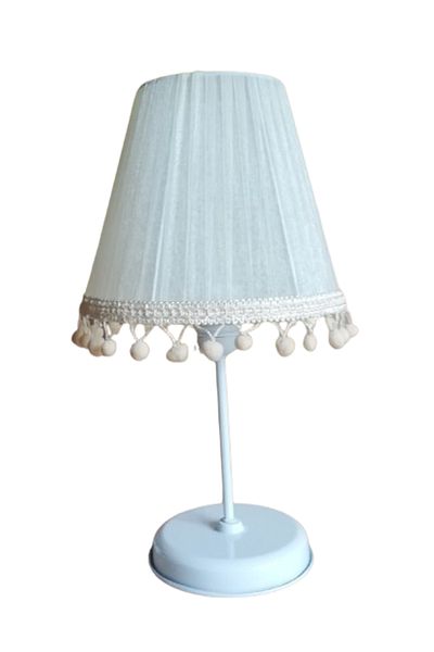 TEKAY AYDINLATMA Children's room Cream pom pom lampshade