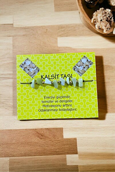 GÜZELYÜZ AVM Doğal Taş Bileklik Kalsit Taşı Bileklik