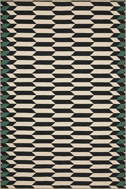 Rugs Modern Halı Siyah Bej Temalı Çapraz Geometrik Desenli Kreatif Modern Dek...